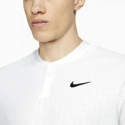 Nike Men's Advantage Henley Polo - White 8 Nike Men's Advantage Henley Polo - White -Yonex Shop 4 69150