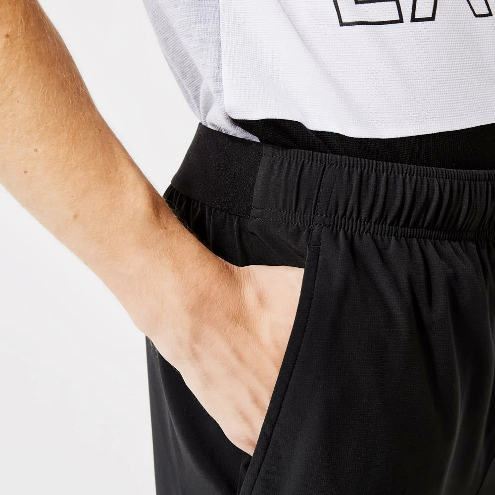 Lacoste Men's Sport Ultra-Light Shorts - Black 4 Lacoste Men's Sport Ultra-Light Shorts - Black - Image 4