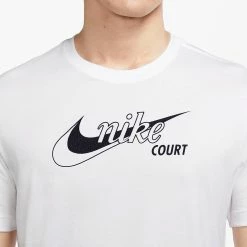 Nike Men's Swoosh Tennis Tee - White 7 Nike Men's Swoosh Tennis Tee - White -Yonex Shop 4 75165