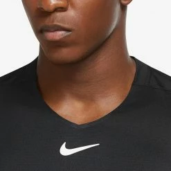 Nike Men's Advantage Shirt - Black -Yonex Shop 4 75455