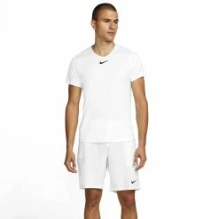 Nike Men's Advantage Shirt - White 8 Nike Men's Advantage Shirt - White -Yonex Shop 4 75460