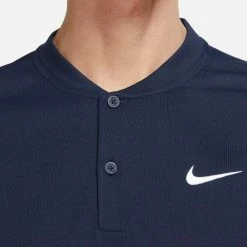 Nike Men's Blade Henley Polo - Obsidian 7 Nike Men's Blade Henley Polo - Obsidian -Yonex Shop 4 75810