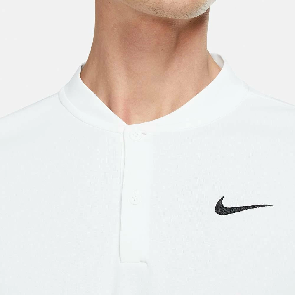 Nike Men's Blade Henley Polo - White 4 Nike Men's Blade Henley Polo - White - Image 4