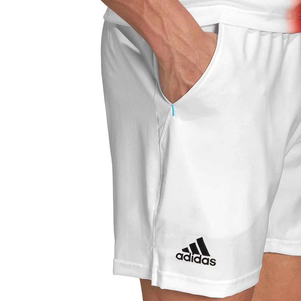 Adidas Men's Melbourne Short - White 4 Adidas Men's Melbourne Short - White - Image 4