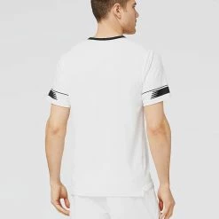 New Balance Men's Tournament Crew - White/Black 8 New Balance Men's Tournament Crew - White/Black -Yonex Shop 4 76569