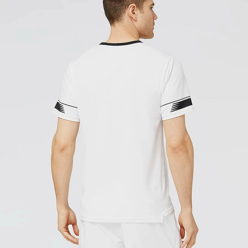 New Balance Men's Tournament Crew - White/Black 4 New Balance Men's Tournament Crew - White/Black - Image 4