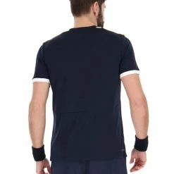 Lotto Men's Top IV Tee - Navy Blue/Bright White 7 Lotto Men's Top IV Tee - Navy Blue/Bright White -Yonex Shop 4 77971