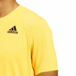 Adidas Men's Club 3-Stripes Tee - Beam Yellow -Yonex Shop 4 78416