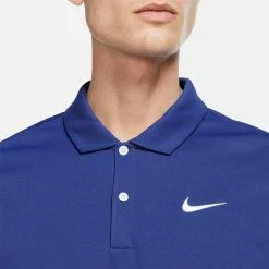 Nike Men's DriFit Solid Polo - Game Royal 7 Nike Men's DriFit Solid Polo - Game Royal -Yonex Shop 4 78932