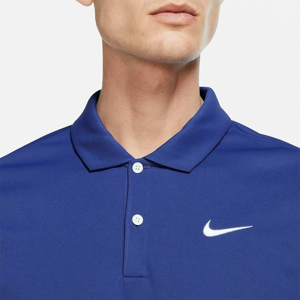 Nike Men's DriFit Solid Polo - Game Royal 4 Nike Men's DriFit Solid Polo - Game Royal - Image 4