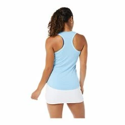Asics Women's Court Piping Tank - Arctic Sky 8 Asics Women's Court Piping Tank - Arctic Sky -Yonex Shop 4 79403
