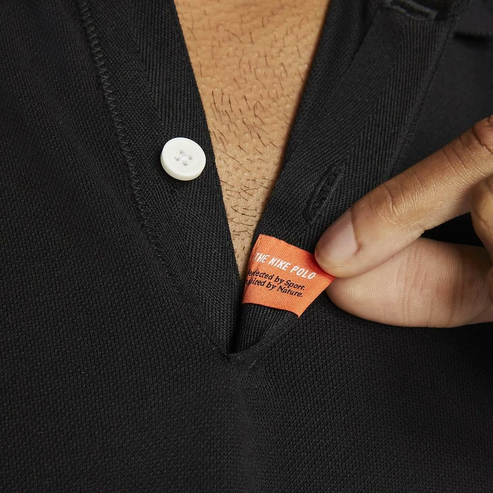 Nike Men's Heritage Slim 2 Polo - Black 4 Nike Men's Heritage Slim 2 Polo - Black - Image 4