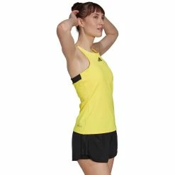 Adidas Women's Y-Tank - Beam Yellow/Black -Yonex Shop 4 79784