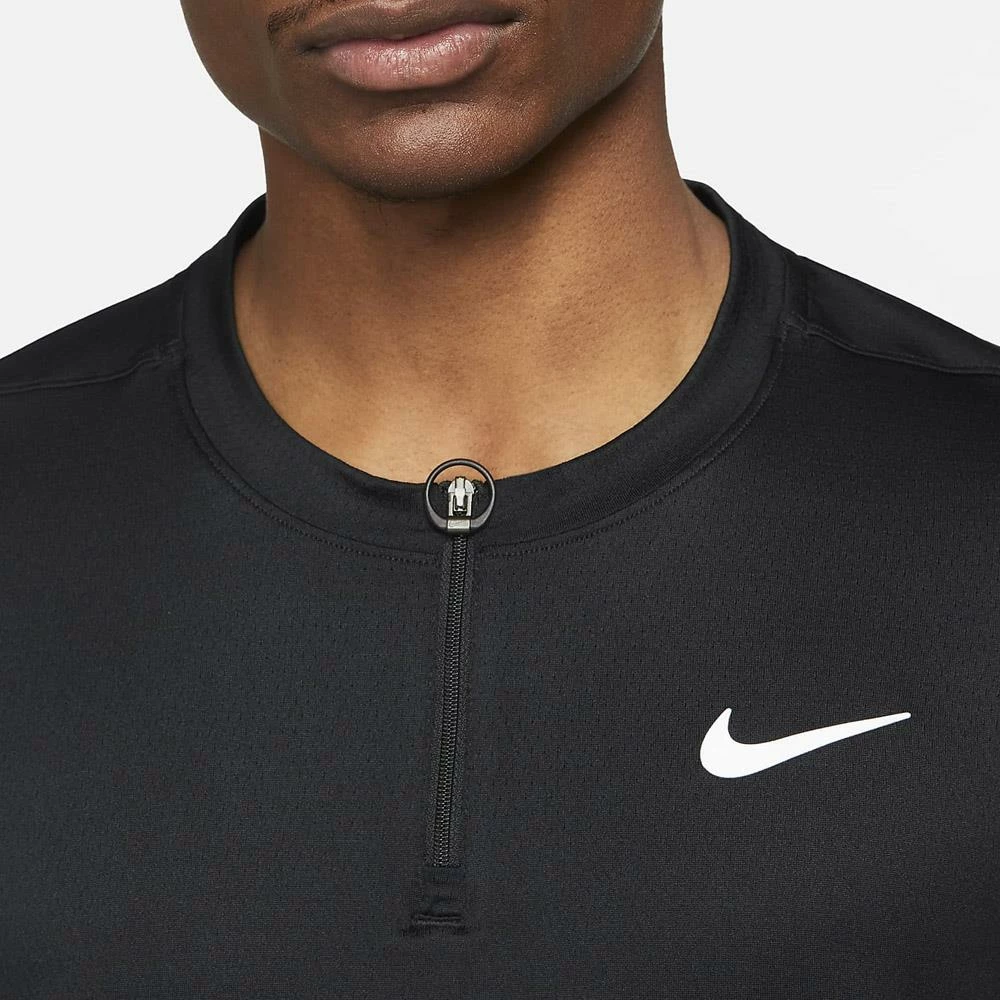 Nike Men's Advantage 1/2 Zip Longsleeve - Black 4 Nike Men's Advantage 1/2 Zip Longsleeve - Black - Image 4
