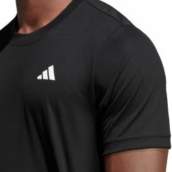 Adidas Men's Club 3 Stripe Tee - Black -Yonex Shop 4 82212
