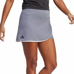 Adidas Women's Club Skirt - Silver Dawn 8 Adidas Women's Club Skirt - Silver Dawn -Yonex Shop 4 82378