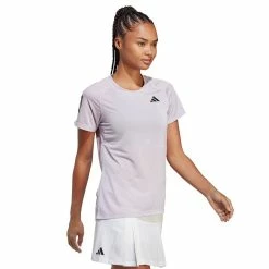 Adidas Women's Club Tee - Silver Dawn 7 Adidas Women's Club Tee - Silver Dawn -Yonex Shop 4 82396