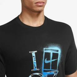 Nike Men's DriFit OZ Tee - Black 7 Nike Men's DriFit OZ Tee - Black -Yonex Shop 4 82830