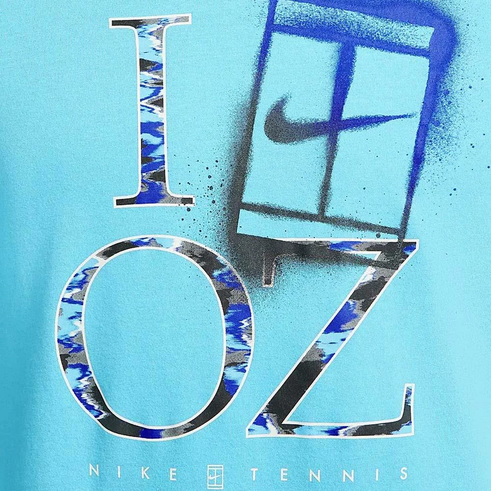 Nike Men's DriFit OZ Tee - Baltic Blue 4 Nike Men's DriFit OZ Tee - Baltic Blue - Image 4
