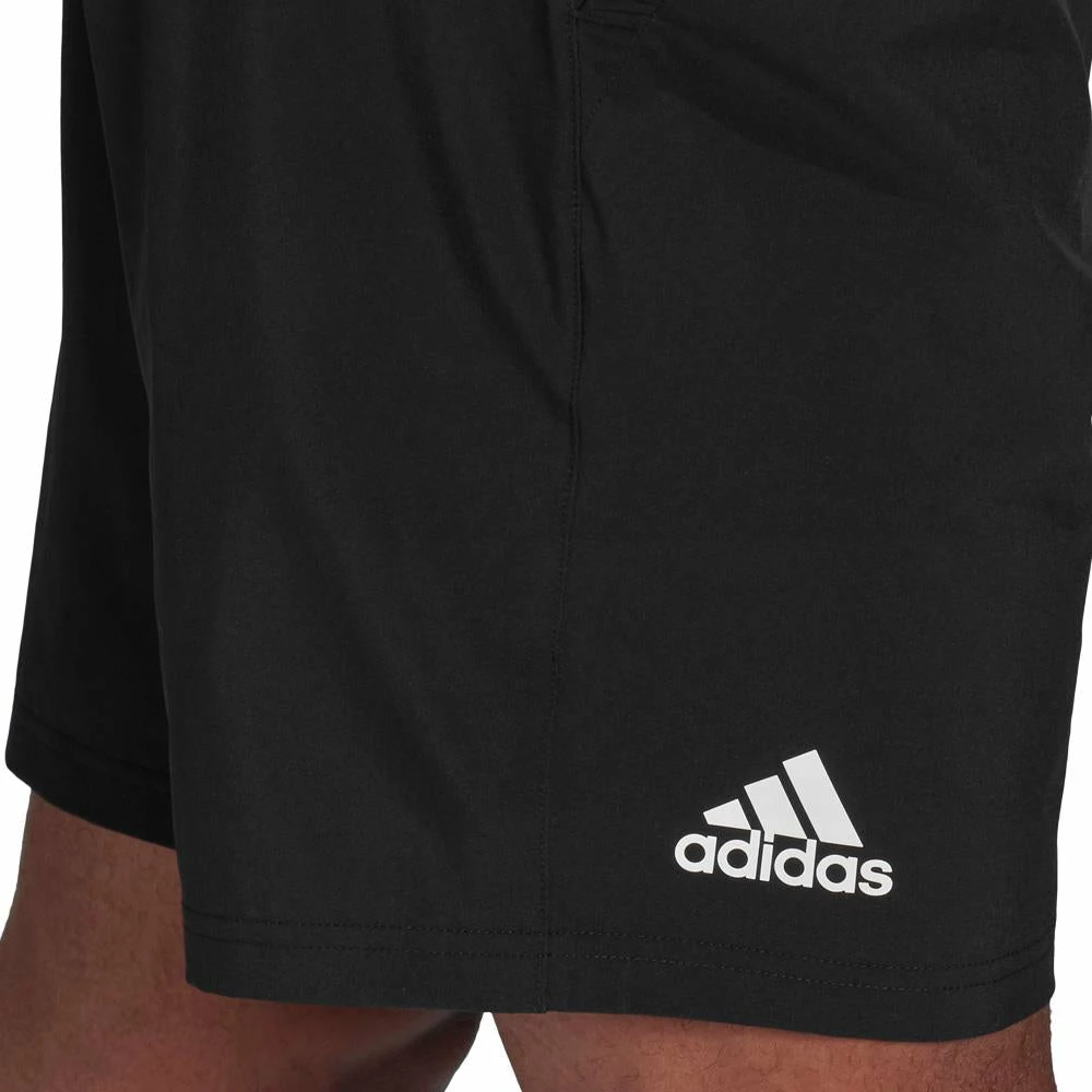 Adidas Men's Club 7" Short - Black 5 Adidas Men's Club 7" Short - Black - Image 5