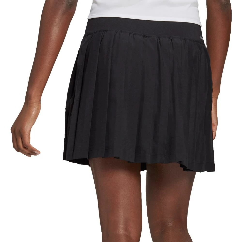Adidas Women's Club Pleated Skort - Black 5 Adidas Women's Club Pleated Skort - Black - Image 5