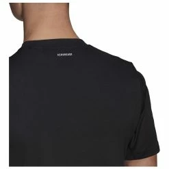 Adidas Men's Club 3 Stripes Tee - Black -Yonex Shop 5 71693