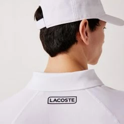 Lacoste Men's Sport Seamless Jacquard Polo - White 9 Lacoste Men's Sport Seamless Jacquard Polo - White -Yonex Shop 5 76447