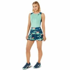 Asics Women's Match Actibreeze Tank - Oasis Green 9 Asics Women's Match Actibreeze Tank - Oasis Green -Yonex Shop 5 77816