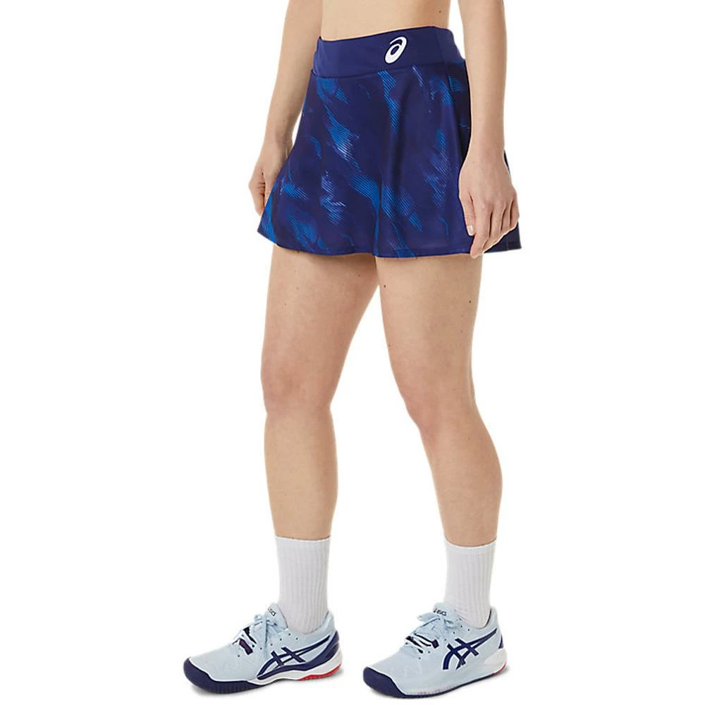 Asics Women's Match Graphic Skort - Dive Blue 5 Asics Women's Match Graphic Skort - Dive Blue - Image 5