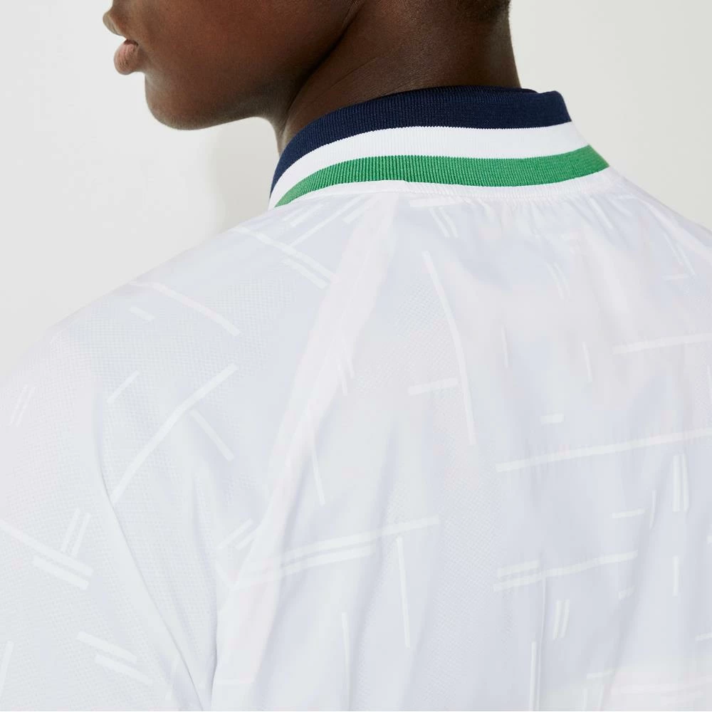 Lacoste Men's Sport Light Teddy Jacket - White/Navy Blue 6 Lacoste Men's Sport Light Teddy Jacket - White/Navy Blue - Image 6