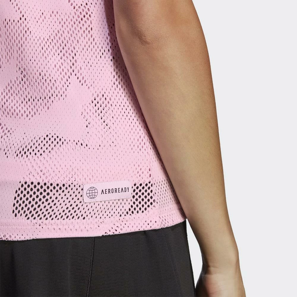 Adidas Women's Melbourne Match Tank - Clear Pink 6 Adidas Women's Melbourne Match Tank - Clear Pink - Image 6