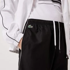 Lacoste Men's Sport Crocodile Tracksuit - White/Black -Yonex Shop 8 76474