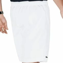 Lacoste Men's Sport Lined Short - White -Yonex Shop f32182