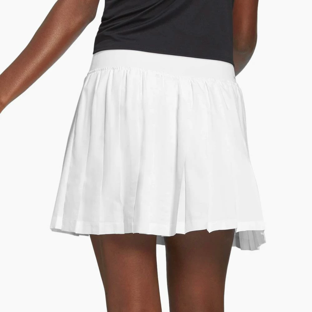 Adidas Women's Club Pleated Skort - White 3 Adidas Women's Club Pleated Skort - White - Image 3