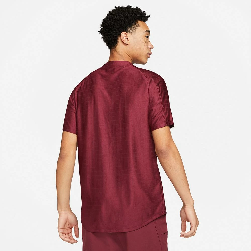 Nike Men's Advantage Polo - Dark Beetroot 3 Nike Men's Advantage Polo - Dark Beetroot - Image 3