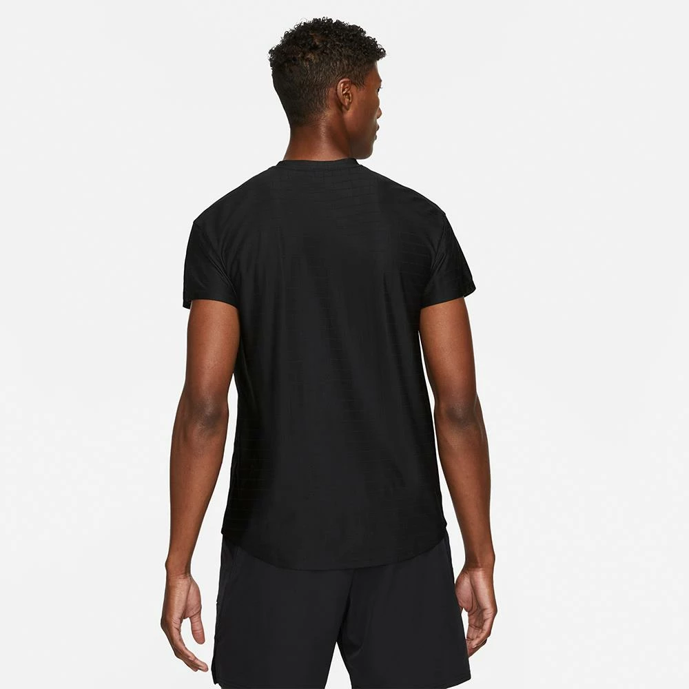 Nike Men's Advantage Top - Black 3 Nike Men's Advantage Top - Black - Image 3