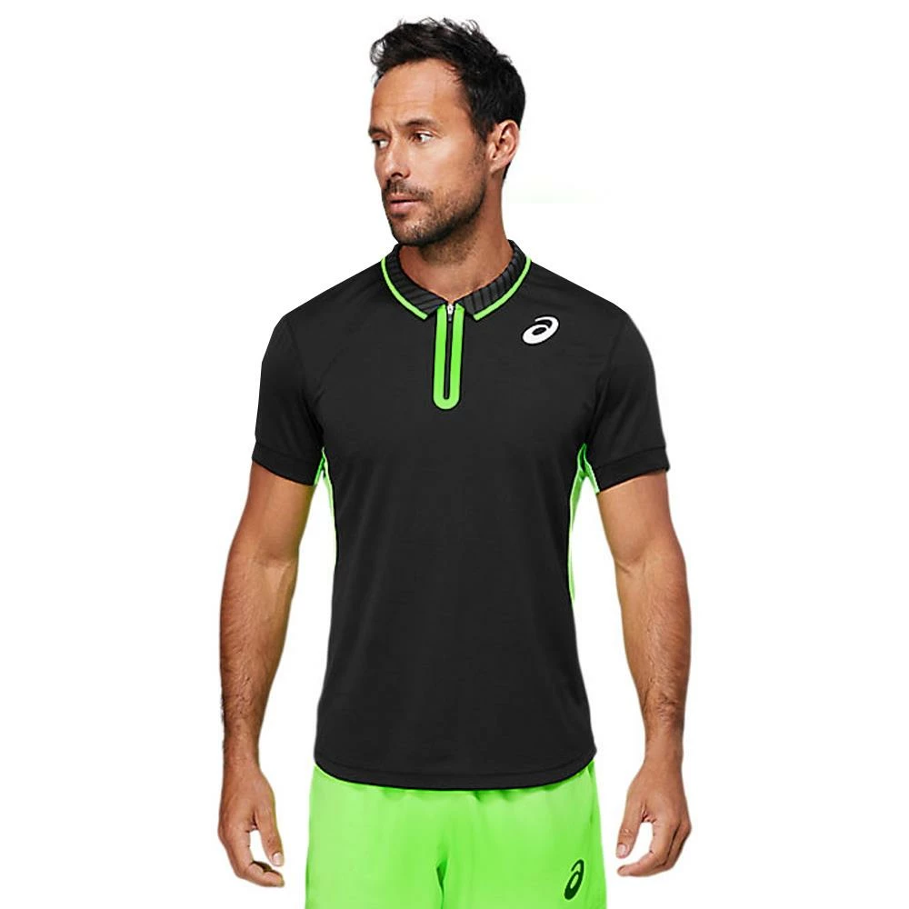 Asics Men's Match Polo - Performance Black 3 Asics Men's Match Polo - Performance Black - Image 3