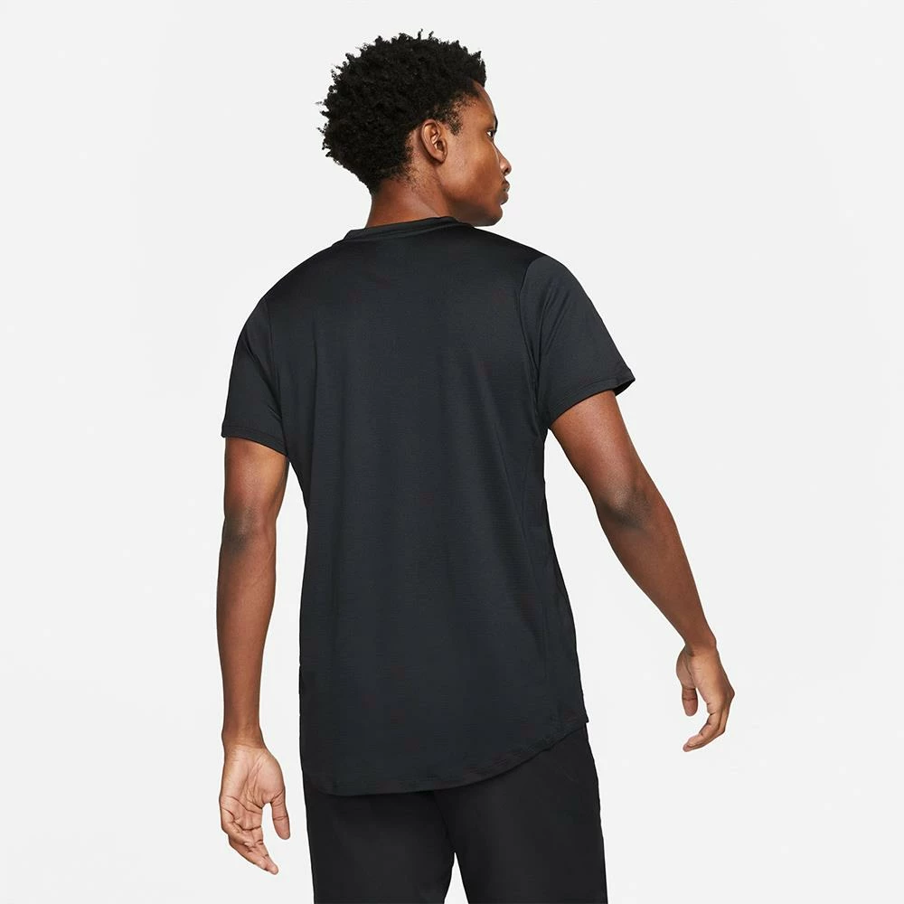 Nike Men's Advantage Polo - Black 3 Nike Men's Advantage Polo - Black - Image 3