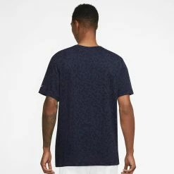 Nike Men's Slam Paris Tee - Obsidian -Yonex Shop f77134