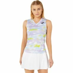 Asics Women's Match Graphic Tank - Murasaki 7 Asics Women's Match Graphic Tank - Murasaki -Yonex Shop f77243