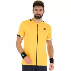Lotto Men's Top IV Tee - Saffron/Navy Blue 6 Lotto Men's Top IV Tee - Saffron/Navy Blue -Yonex Shop f77700