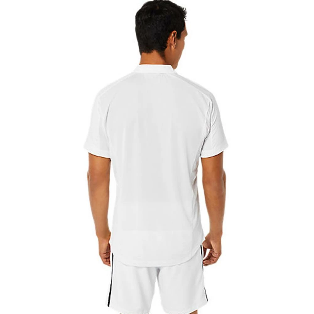 Asics Men's Match Actibreeze Polo - White 3 Asics Men's Match Actibreeze Polo - White - Image 3