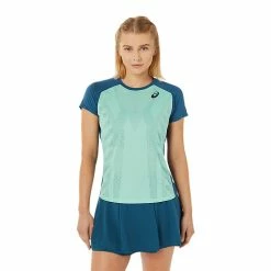 Asics Women's Match Actibreeze Tee - Oasis Green 6 Asics Women's Match Actibreeze Tee - Oasis Green -Yonex Shop f77828