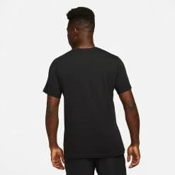 Nike Men's Seasonal Court Tee - Black/White -Yonex Shop f78512