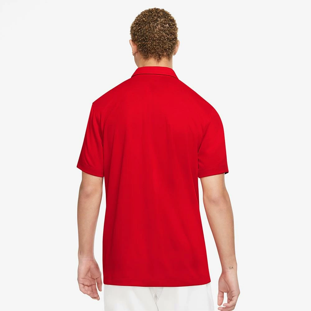 Nike Men's DriFit Solid Polo - University Red 3 Nike Men's DriFit Solid Polo - University Red - Image 3