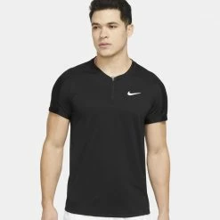 Nike Men's Slam London Polo - Black -Yonex Shop f79102