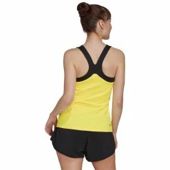 Adidas Women's Y-Tank - Beam Yellow/Black -Yonex Shop f79784