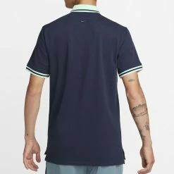 Nike Men's Heritage Slim 2 Polo - Obsidian/Mint Foam 6 Nike Men's Heritage Slim 2 Polo - Obsidian/Mint Foam -Yonex Shop f79839