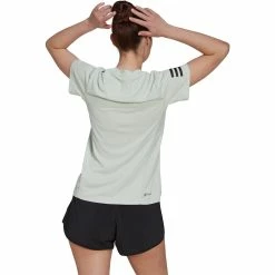 Adidas Women's Club Tee - Linen Green -Yonex Shop f80460