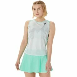 Asics Women's Match Actibreeze Tank - Soothing Sea -Yonex Shop f80904